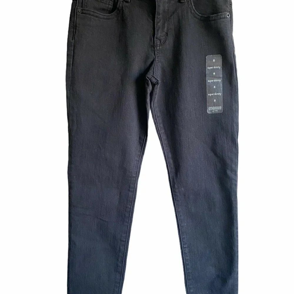 Gymboree Sz‎ 8 Black Skinny Jeans NWT